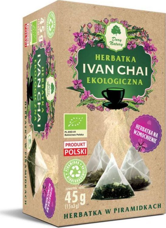 Dary Natury Herbatka Ivan Chai BIO piramidki 15*3g DARY NATURY 1