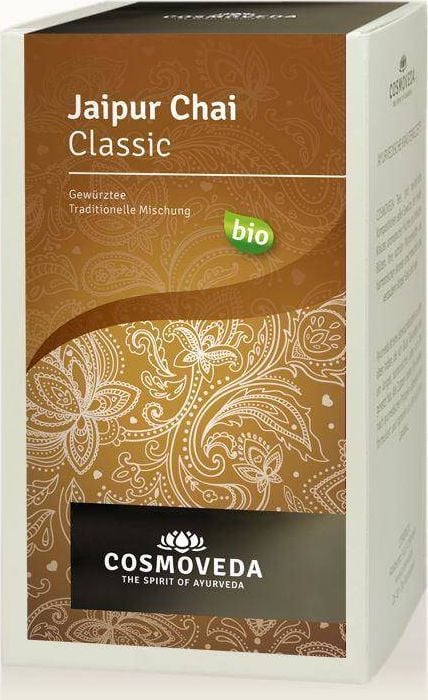 Cosmoveda HERBATKA KLASYCZNA CHAI (JAIPUR CHAI) BIO (20 x 1,5 g) 30 g - COSMOVEDA 1