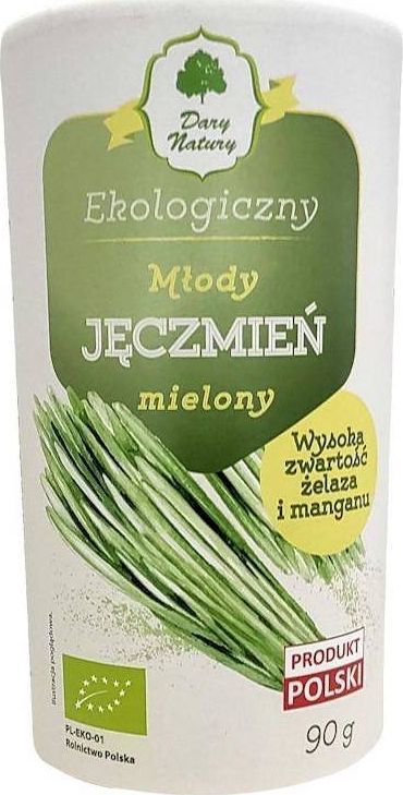 Dary Natury Jęczmień młody mielony BIO 90g DARY NATURY 1