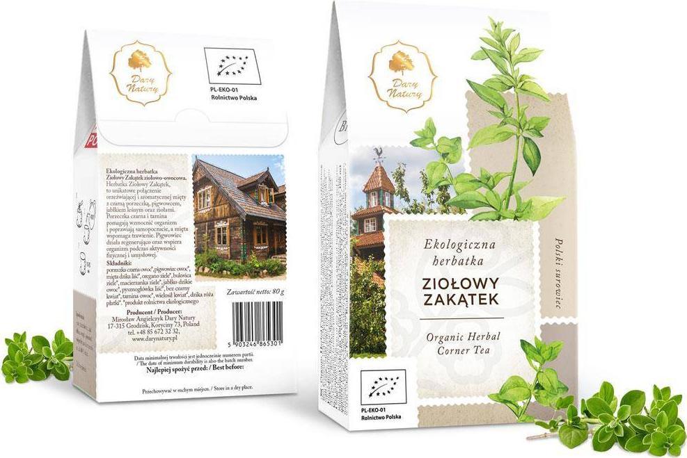 Dary Natury HERBATKA ZIOŁOWY ZAKĄTEK BIO (25 x 2 g) 50 g - DARY NATURY 1
