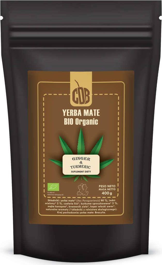 ORGANIC MATE GREEN YERBA MATE GINGER & TURMERIC BIO 400 g - ORGANIC MATE GREEN 1