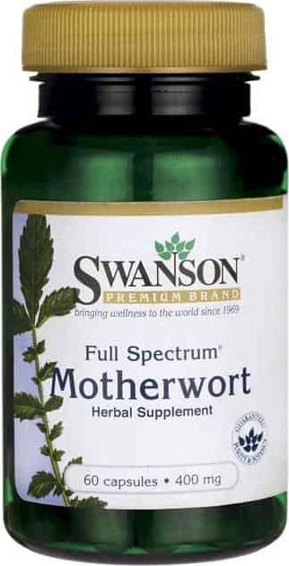 Swanson SWANSON Full Spectrum Motherwort (Serdecznik Pospolity) 60 Kapsułek 1