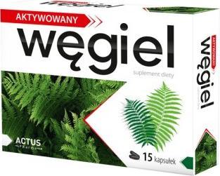 Actus Pharma Węgiel aktywny 15 kapsułek 1