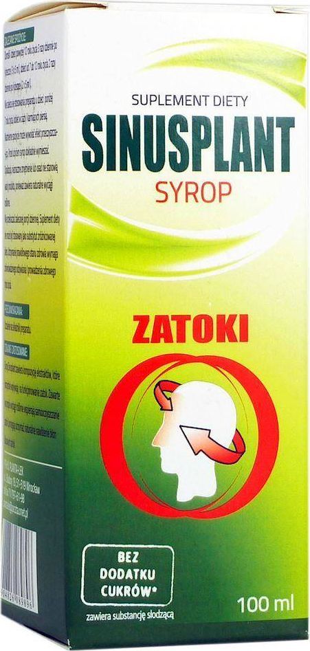 PLANTA-LEK Syrop Sinusplant bez cukru 100ml PLANTA-LEK 1