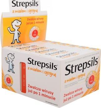 Reckitt Benckiser Strepsils miód z cytryną 12 tabletek 1