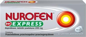 Reckitt Benckiser Nurofen Express 6 tabletek 1
