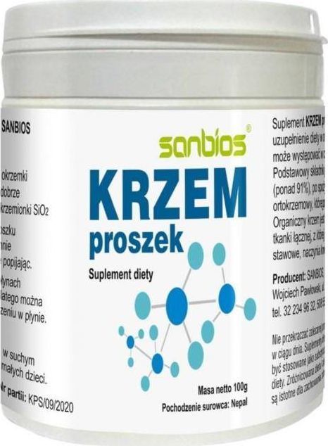 Sanbios SANBIOS Krzem proszek 100g 1