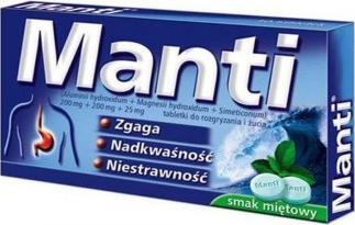 USP Manti miętowe na zgagę 8 tabletek 1