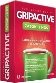 USP Gripactive Zatoki i Nos Plus 6 saszetek 1