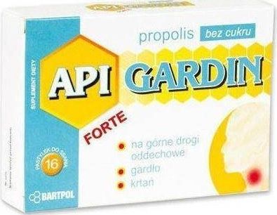 Bartpol API-GARDIN propolis bez cukru 16past. BARTPOL 1