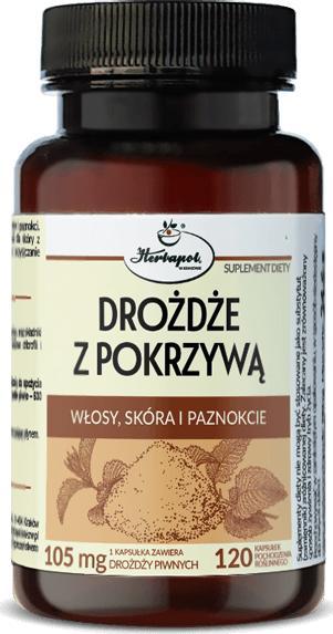Herbapol Drożdże z pokrzywą 120kaps. HERBAPOL KRAKÓW 1