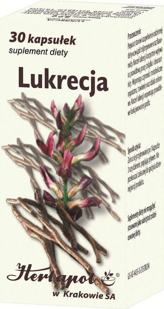 Herbapol Lukrecja 30kaps. HERBAPOL KRAKÓW 1