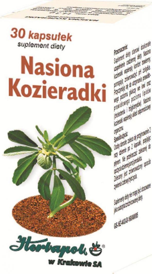 Herbapol Kozieradka nasiona 30kaps. HERBAPOL KRAKÓW 1