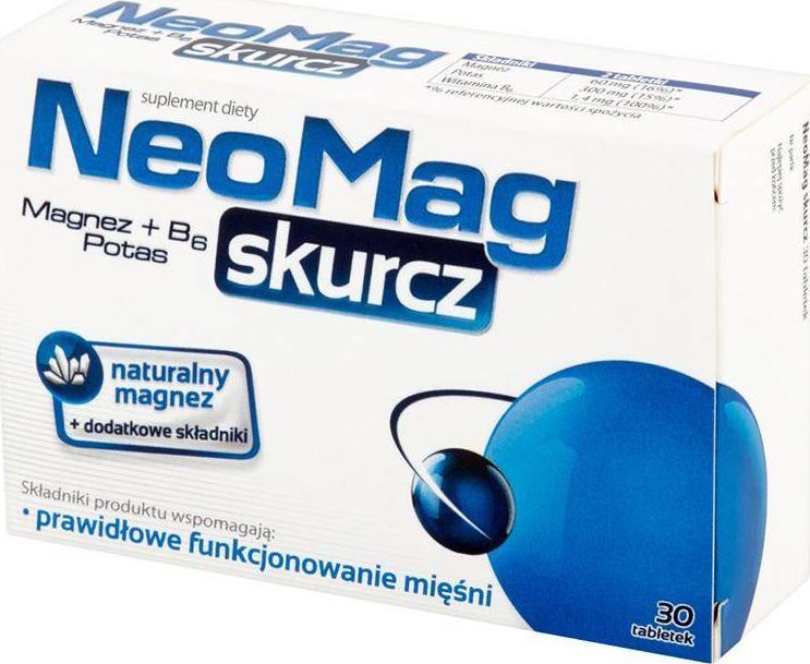 Aflofarm NeoMag Skurcz Magnez B6 + Potas 30 tabletek 1