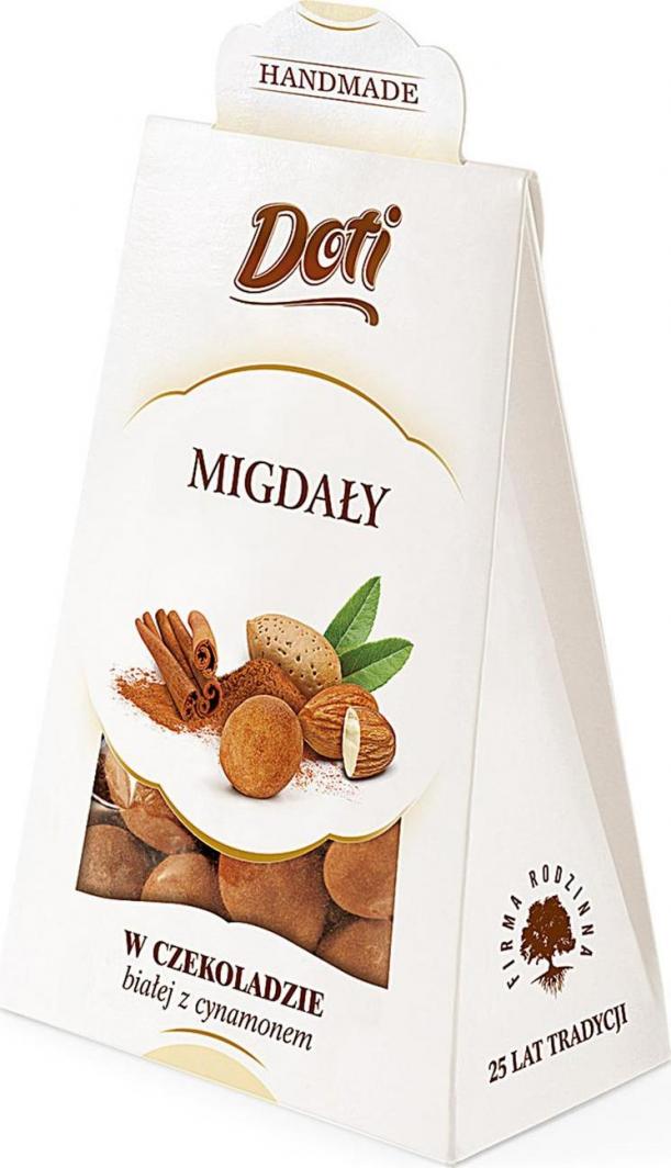 Doti Migdały w białej czekoladzie z cynamonem 100 g 1