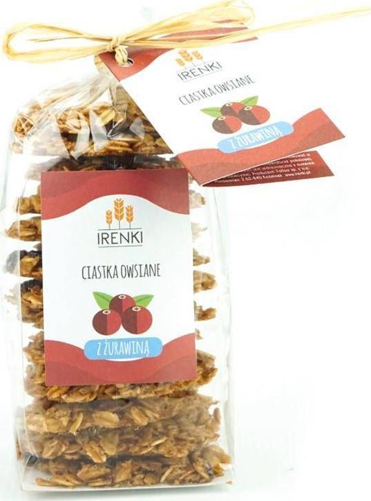 Follow Ciastka owsiane z żurawiną 150 g 1