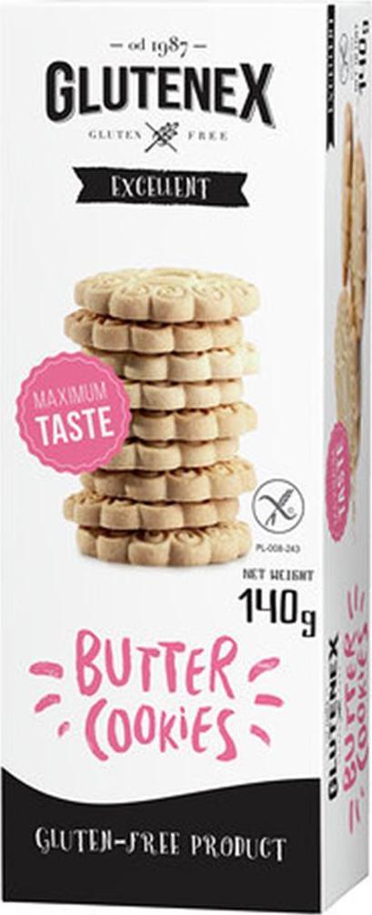 Glutenex Ciastka maślane 140 g 1