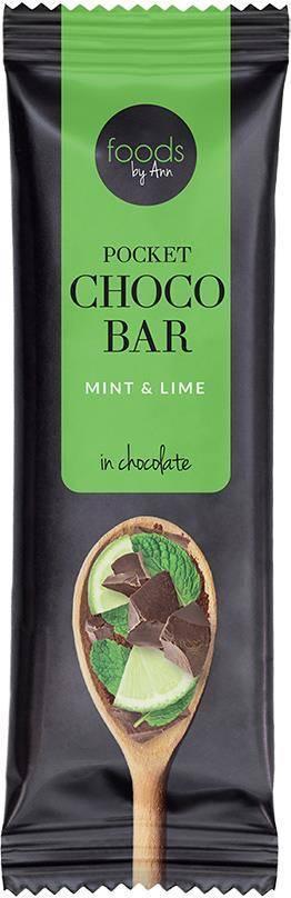 HPBA Baton Choco Bar Mięta & Limonka w czekoladzie 35 g 1