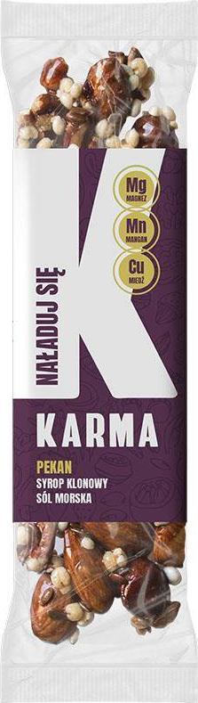 Karma Bars Baton pekan, syrop klonowy, sól morska 40 g 1