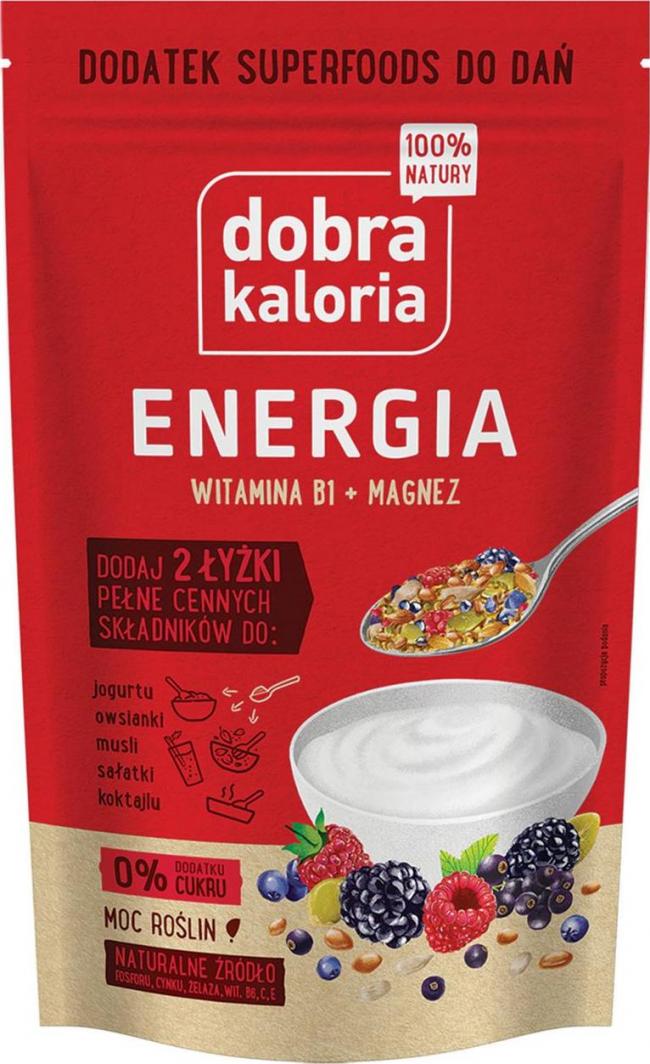 KUBARA Superfoods do dań Energia 0% cukru. Witamina B1 + Magnez 200 1