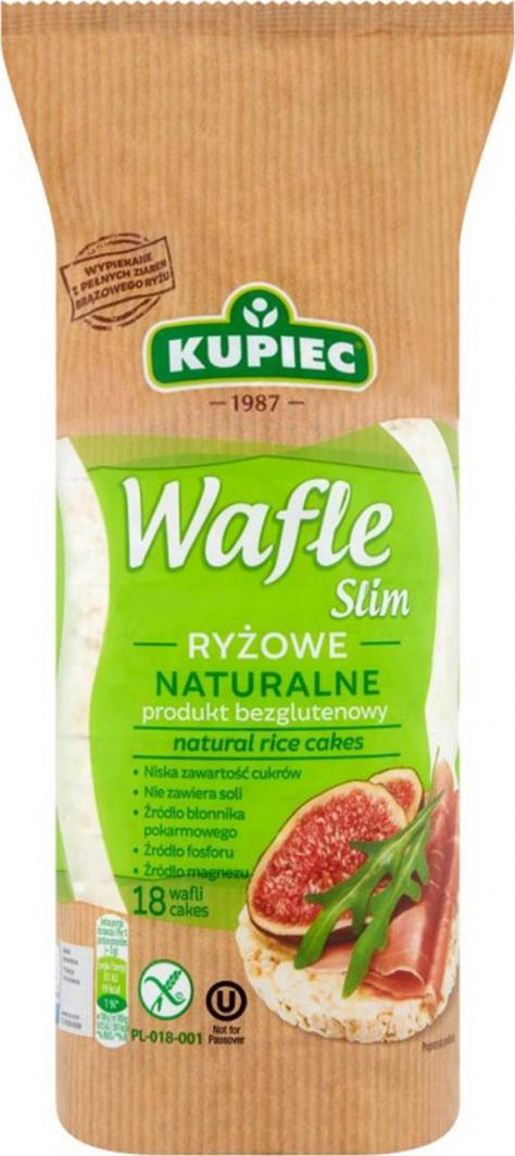 Kupiec Wafle ryżowe tradycyjne naturalne 120 g 1