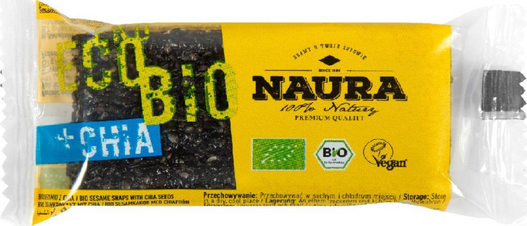 Naura Sezamki z Chia BIO 27 g 1