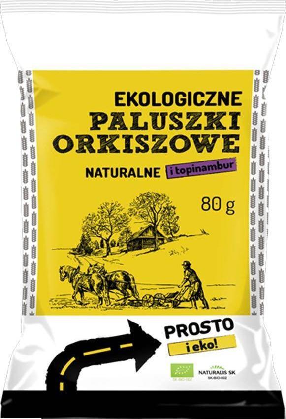 Prosto Group Paluszki orkiszowe ekologiczne z topinamburem BIO 80 g 1