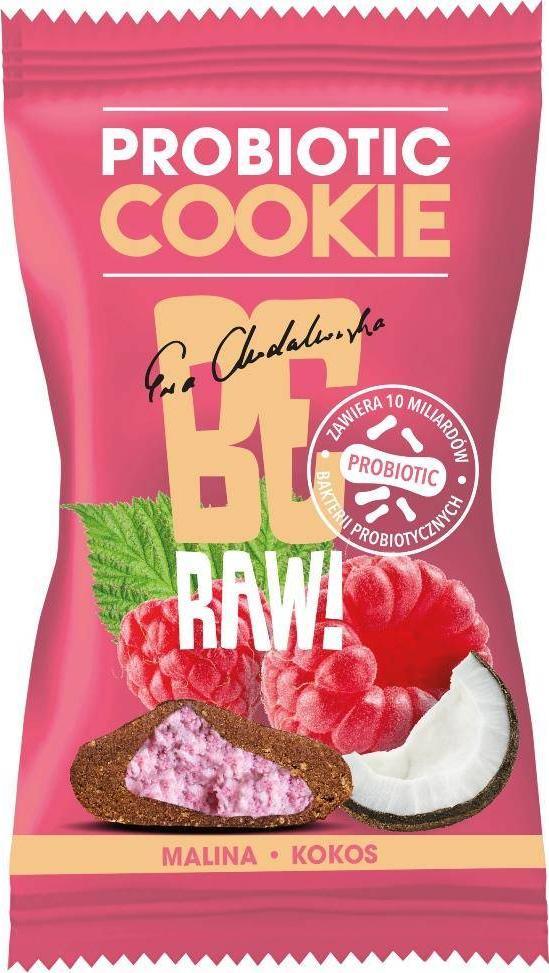 Purella Food Ciasteczka Probiotic Malina i Kokos 20 g 1