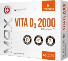 Colfarm Max Vita D3 2000 60 kapsułek miękkich 1