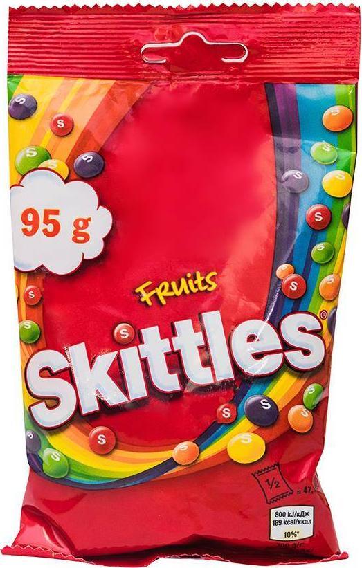 Wrigley Cukierki Fruits saszetka 95 g 1
