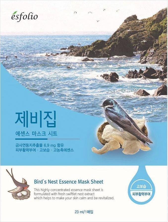 Esfolio Maska do twarzy nawilżająca Ptasie gniazdo 23 ml 1