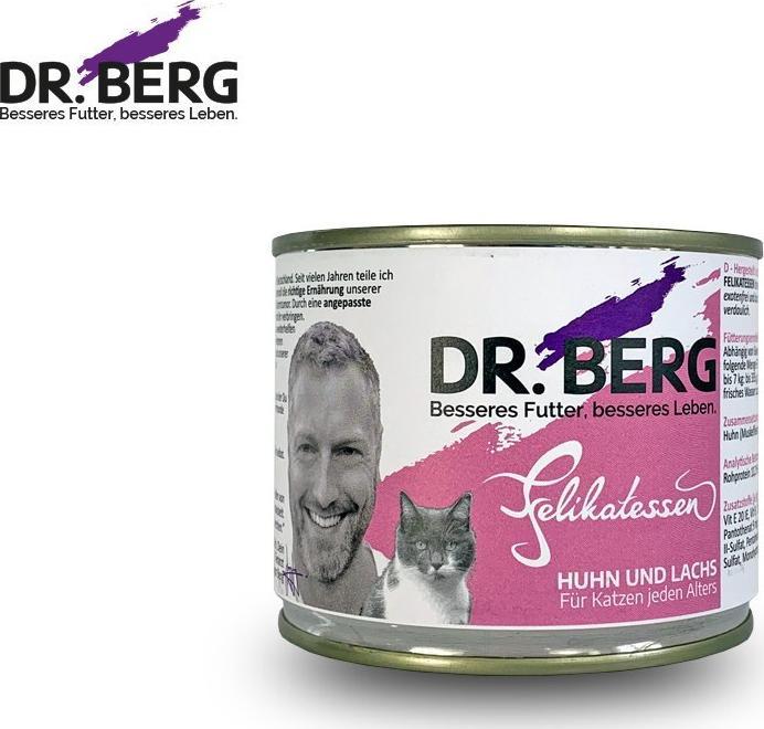Dr Berg Felikatessen Kurczak i łosoś 200g bez zbóż 1