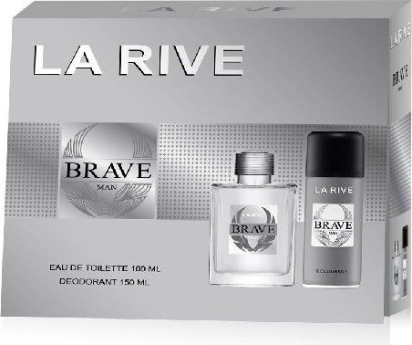  La Rive for Men Brave Man Zestaw (woda toaletowa 100ml + dezodorant 150ml) 1