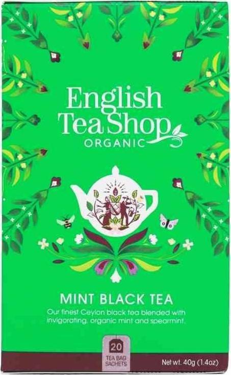 English Tea Shop Herbata czarna z miętą English Tea Shop BIO, 40g (20x2g) 1