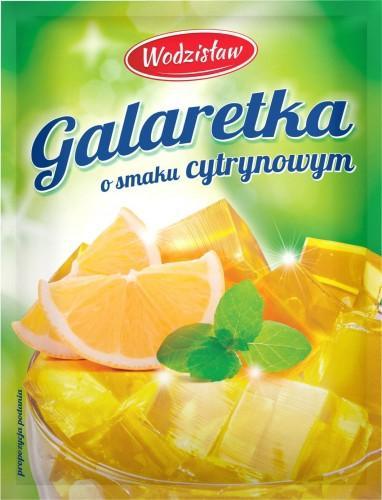 Wodzisław Galaretka o smaku cytrynowym 75 g 1