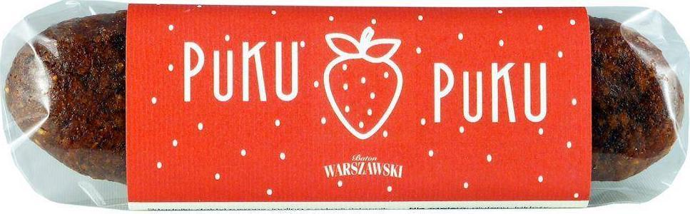 BATON WARSZAWSKI PuKU PuKU Baton Truskawka 40g BATON WARSZAWSKI 1