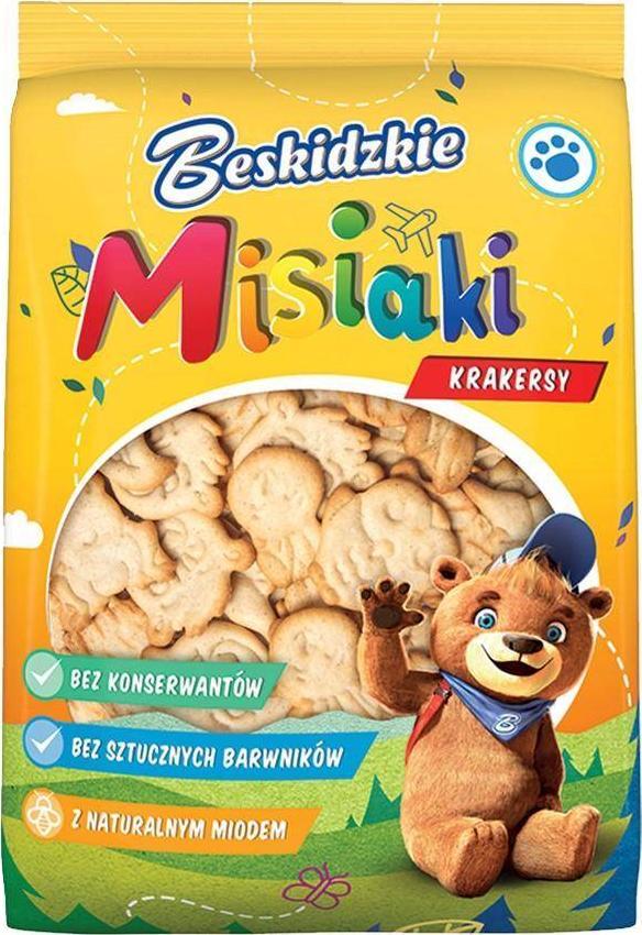 Beskidzkie Krakersy Misiaki Beskidzkie, 90g 1