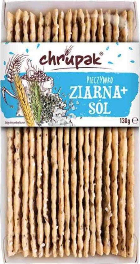 Chrupak Pieczywko ziarna i sól Chrupak, 130g 1