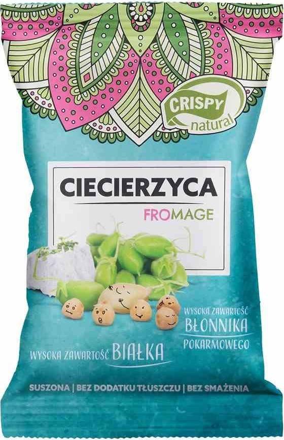 Crispy Natural Suszone chipsy z ciecierzycy - fromage Crispy Natural, 25g 1