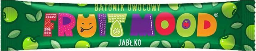 Fruit Mood Batonik owocowy - jabłko Fruit Mood, 20g 1