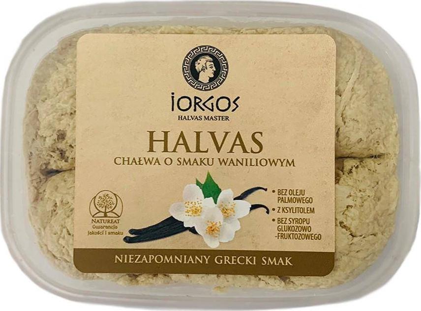 Iogros Chałwa waniliowa z ksylitolem Iorgos, 250g 1