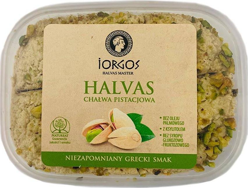 Iogros Chałwa pistacjowa z ksylitolem Iorgos, 250g 1