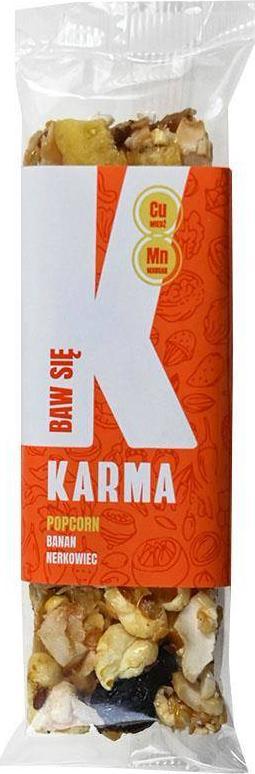 Karma Bars Baton popcorn, banan, nerkowiec 35 g 1
