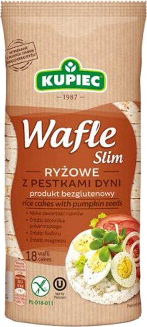 Kupiec Wafle ryżowe z pestkami dyni 120 g 1