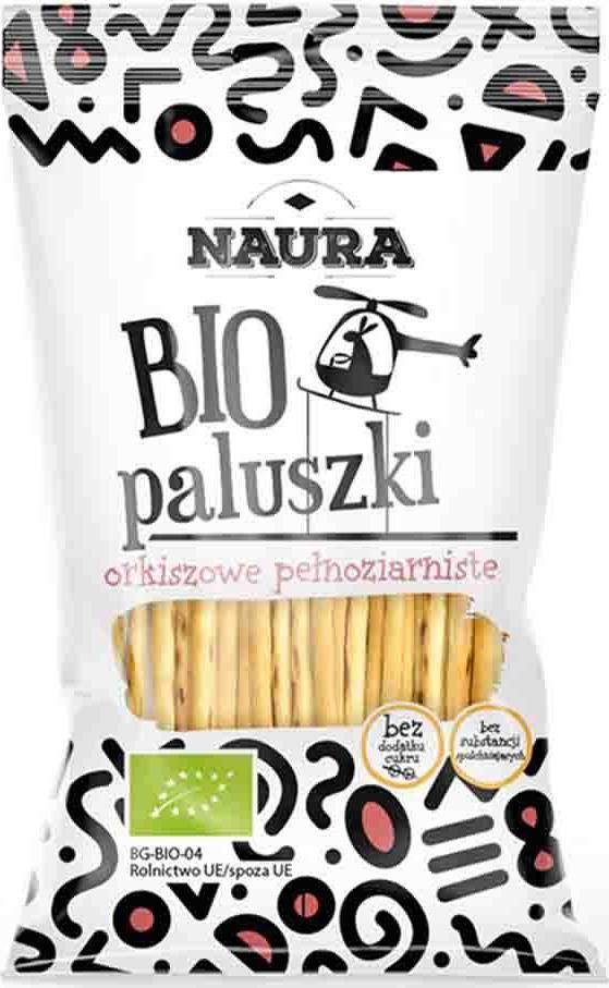 Naura Paluszki orkiszowe pełnoziarniste BIO 45 g 1