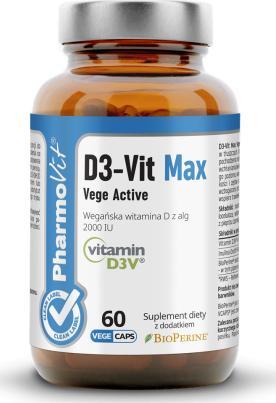 Pharmovit PHARMOVIT D3 - VIT MAX VEGE ACTIVE 60 KAPS 1