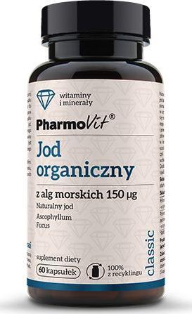 Pharmovit PHARMOVIT JOD ORGANICZNY Z ALG MORSKICH 60 KAPS 1