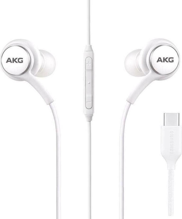 Słuchawki Nemo (U) Zestaw Słuchawkowy do SAMSUNG GALAXY NOTE 10 / 10+ PLUS USB Typ C AKG EO-IG955 słuchawki dokanałowe BULK białe 1