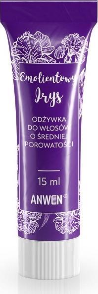Anwen Mini odżywka do włosów o średniej porowatości Emolientowy Irys 15ml 1