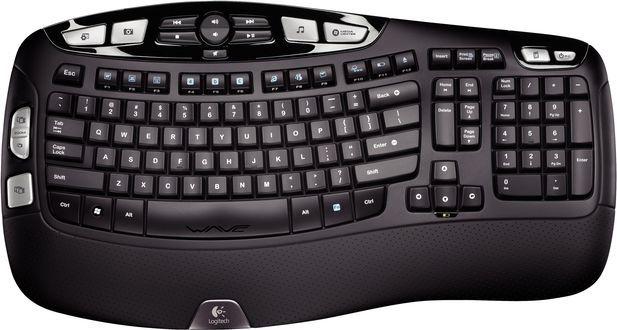 Klawiatura Logitech K350 Bezprzewodowa Czarna Nordic (920-004481) 1
